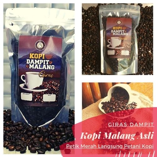 

Kopi Giras Robusta Dampit Malang Bubuk Murni Biji Asli 500 gr