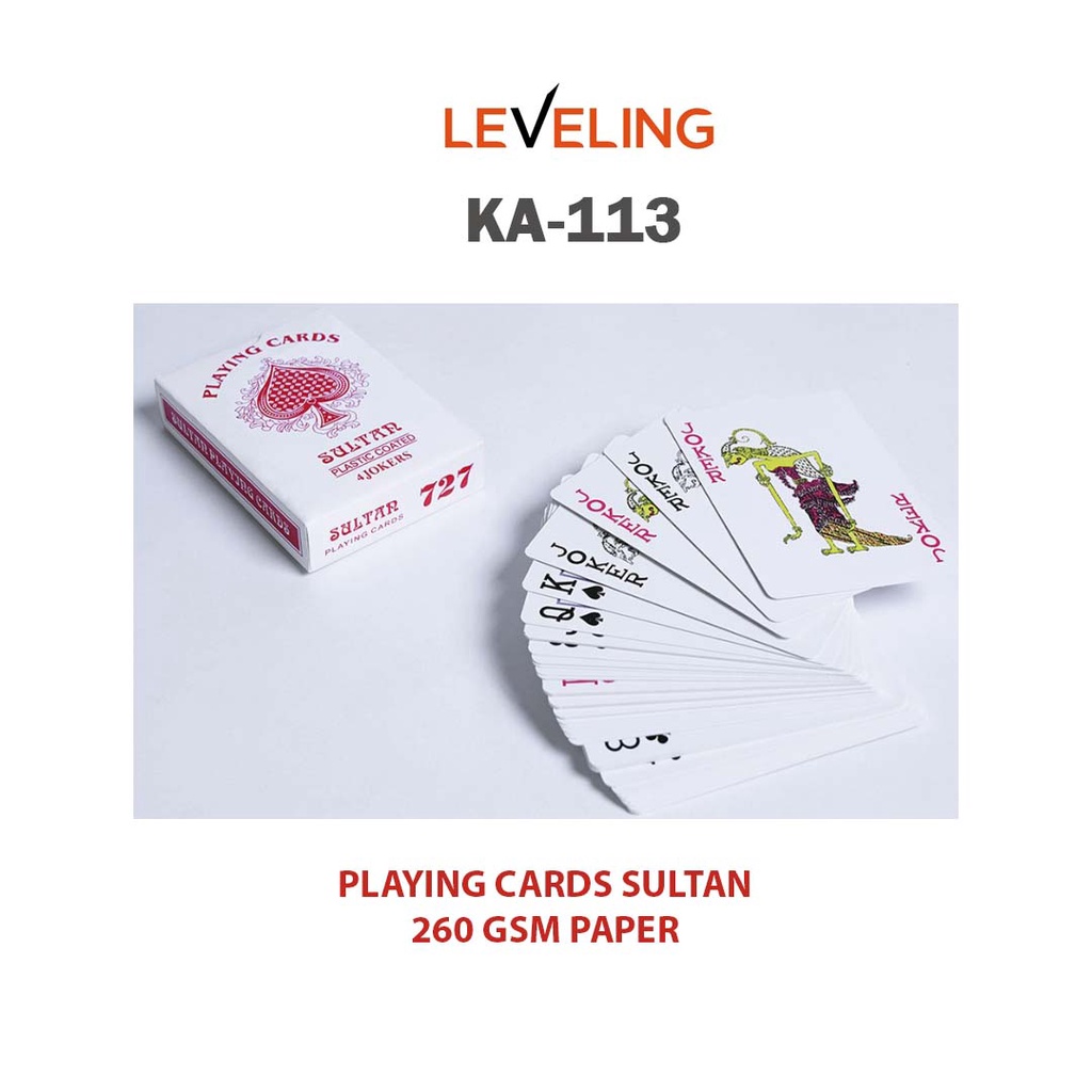 KARTU REMI - Playing Card Permainan Kartu Remi Permainan Sulap