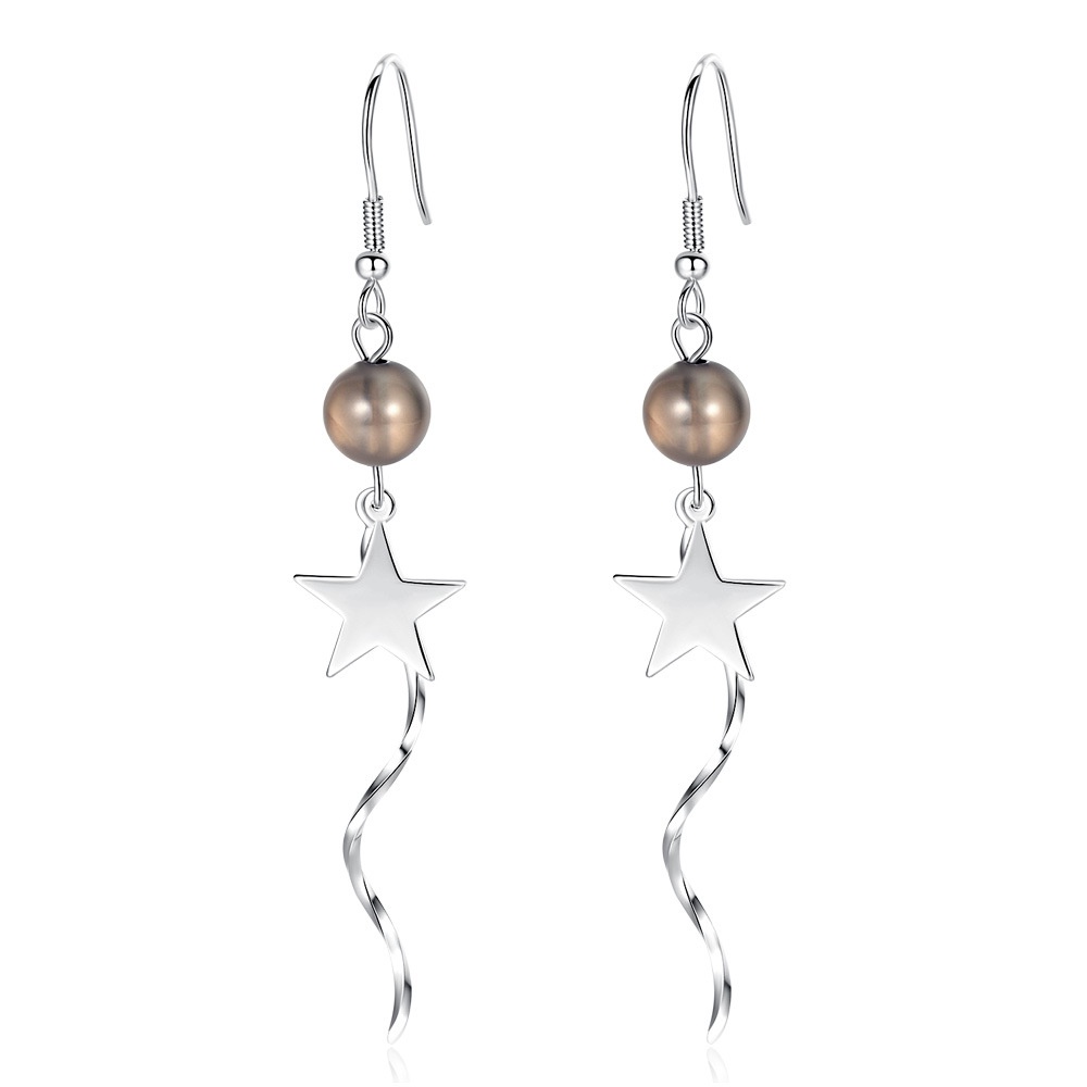 Anting Perak 925 Wanita Riak Perhiasan Fashion