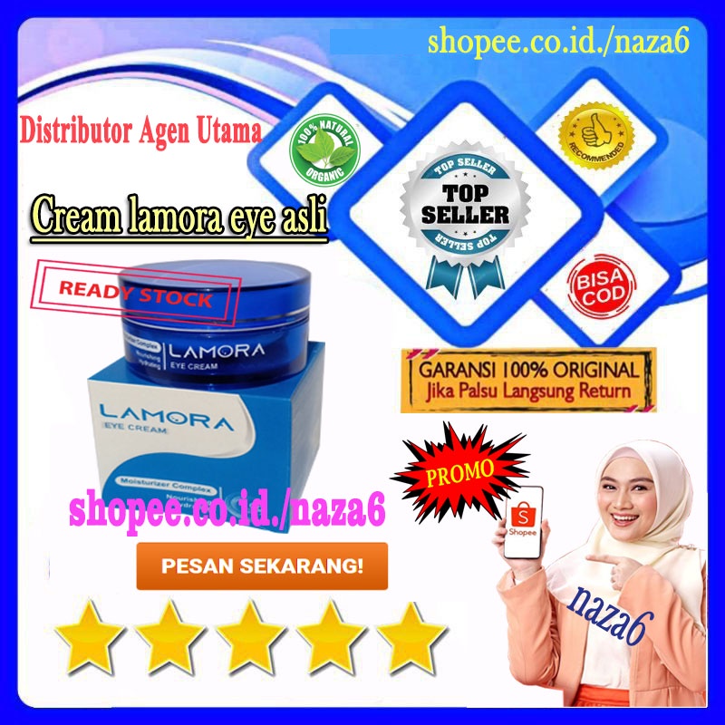 Lamora Cream Asli Original Hilangkan Kerutan Kantong Mata Di Wajah Anti Aging