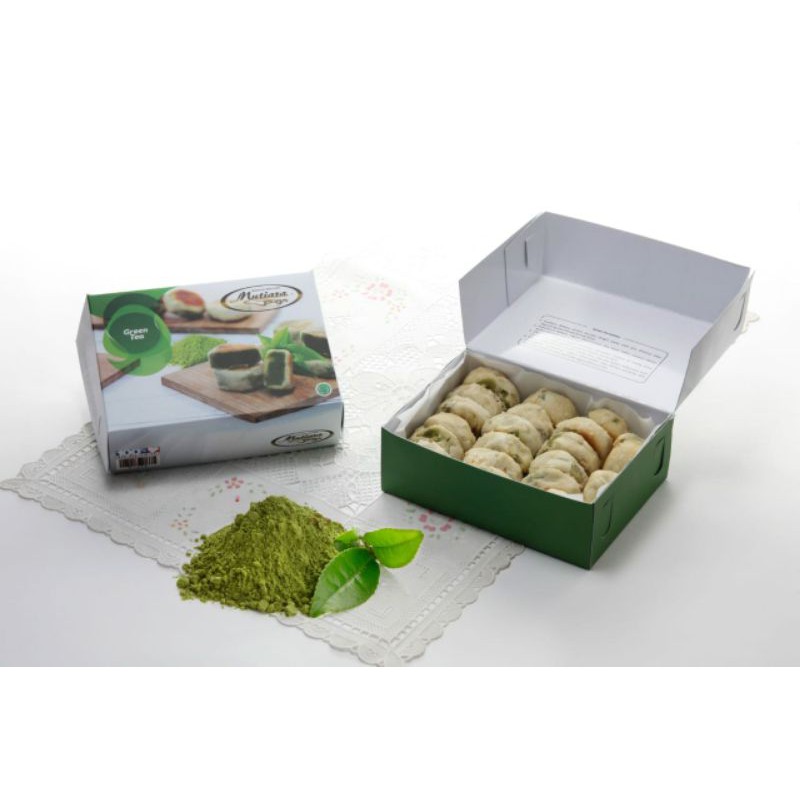 BAKPIA MUTIARA JOGJA GREEN TEA ISI 20