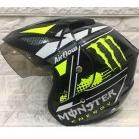 ➤ Helm Motor SNI Monster BXP Ori Hitam - KUNING Setara KYT Centro INK ❇