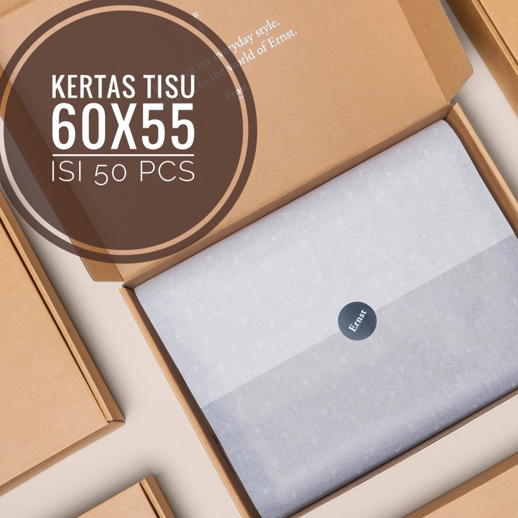 

Kertas tisu 60x55 isi 50 lembar
