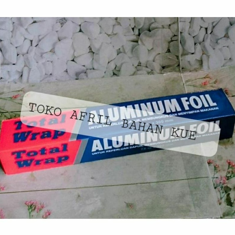 

aluminium foil 7.6 m x 300 mm total wrap