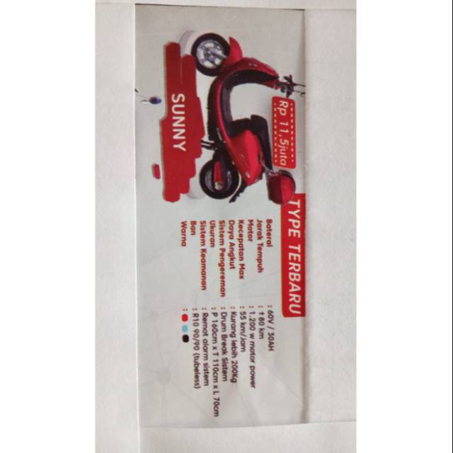 Sepeda Aki U-Winfly Sunny + Helm