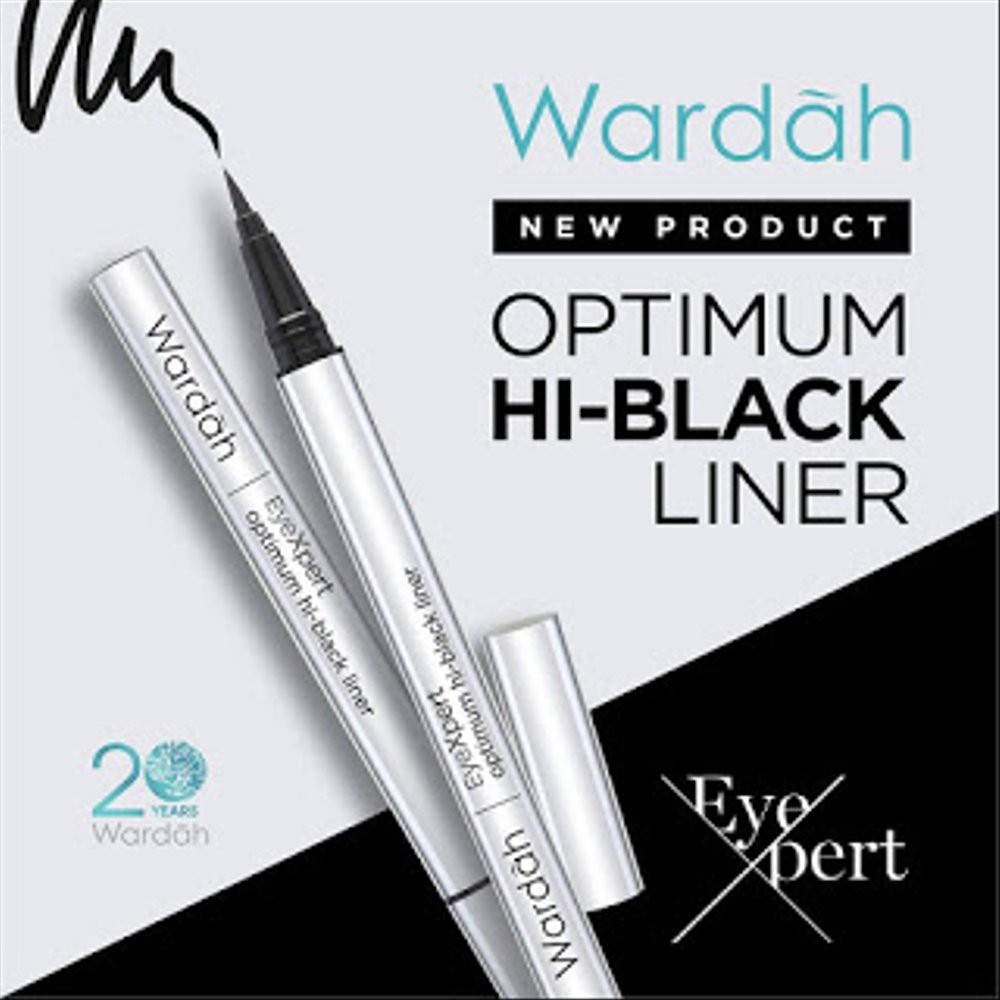 WARDAH EYEXPERT OPTIMUM HI-BLACK LINER 1GR