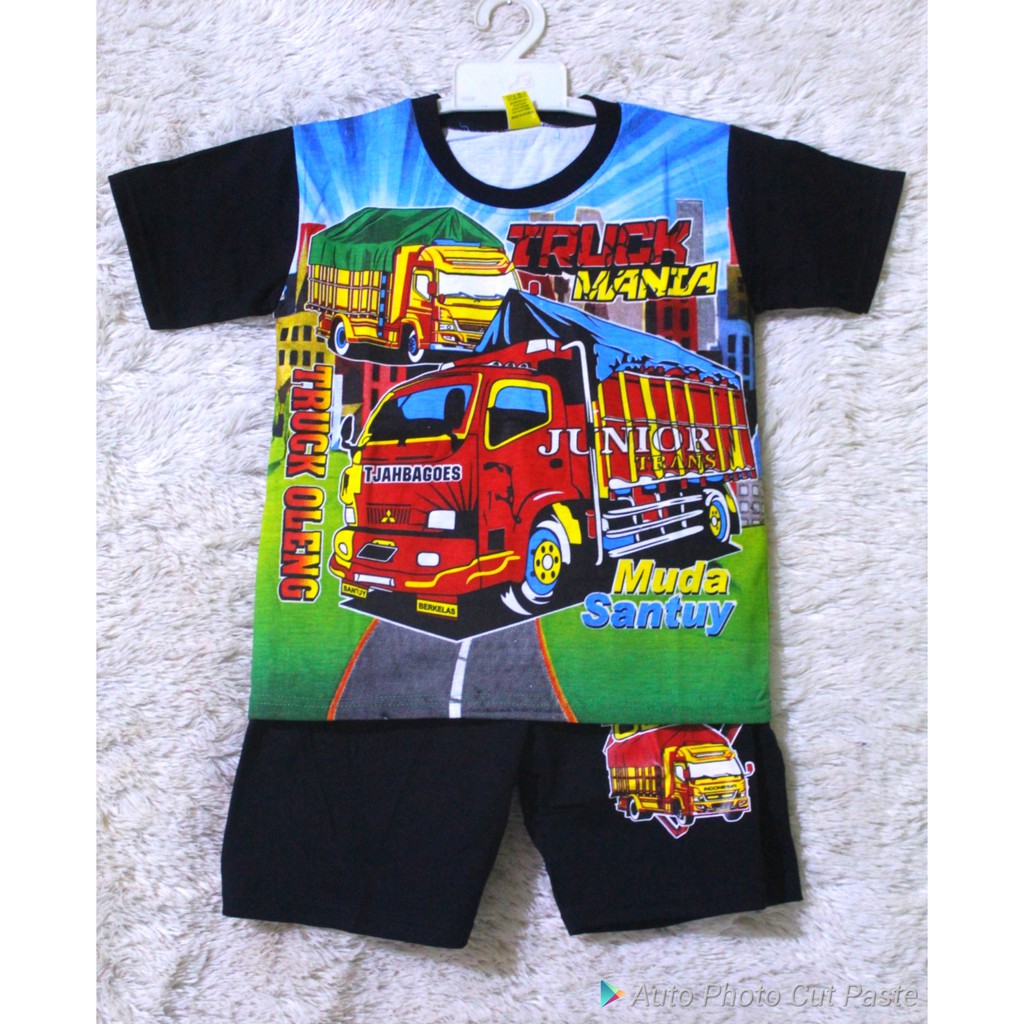 baju setelan truck oleng size 10-20