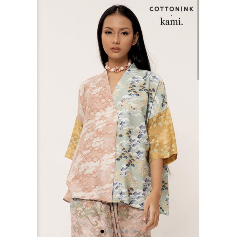 Mint green kanagawa ziynet (size S)