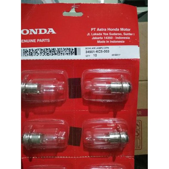 Bohlam Dop Lampu Depan Honda Tiger Megapro Primus 34901 