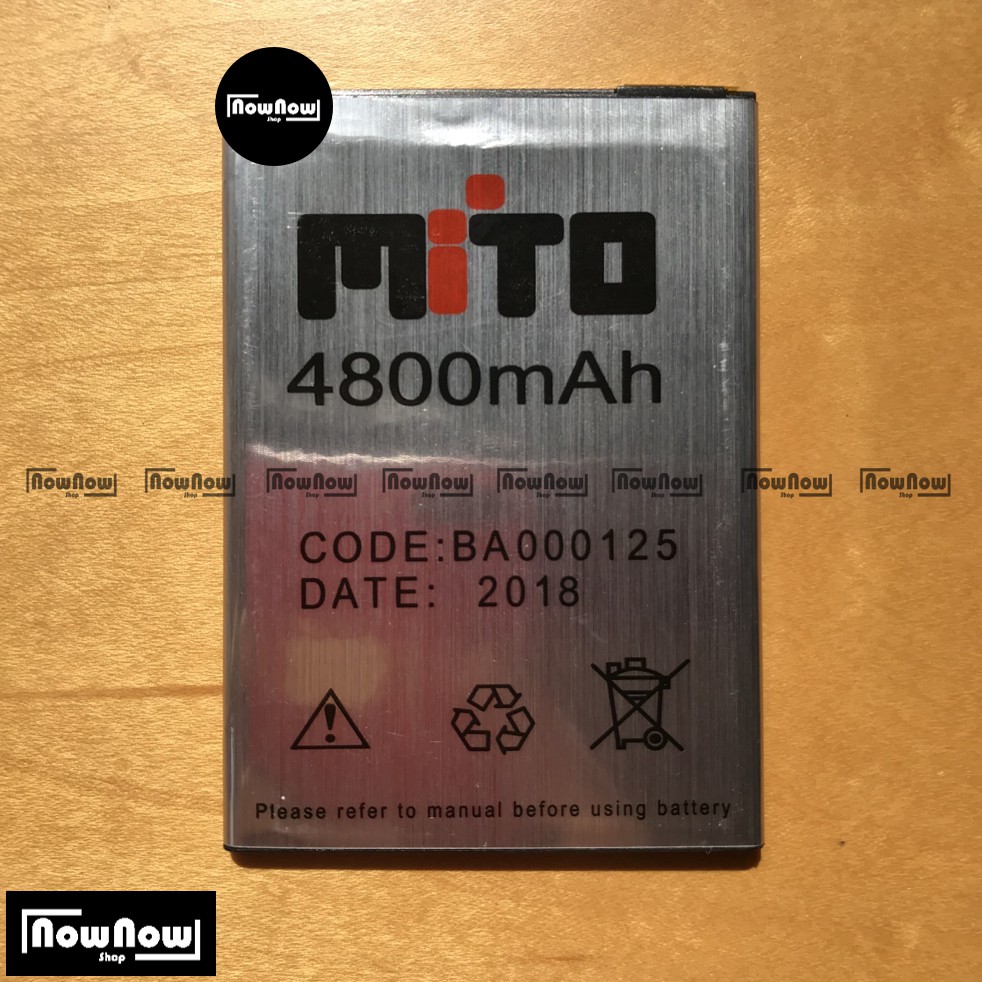 Baterai Mito A69 Fantasy 3 BA-000125 Original Double Power Batre Batrai Battery HP BA00125