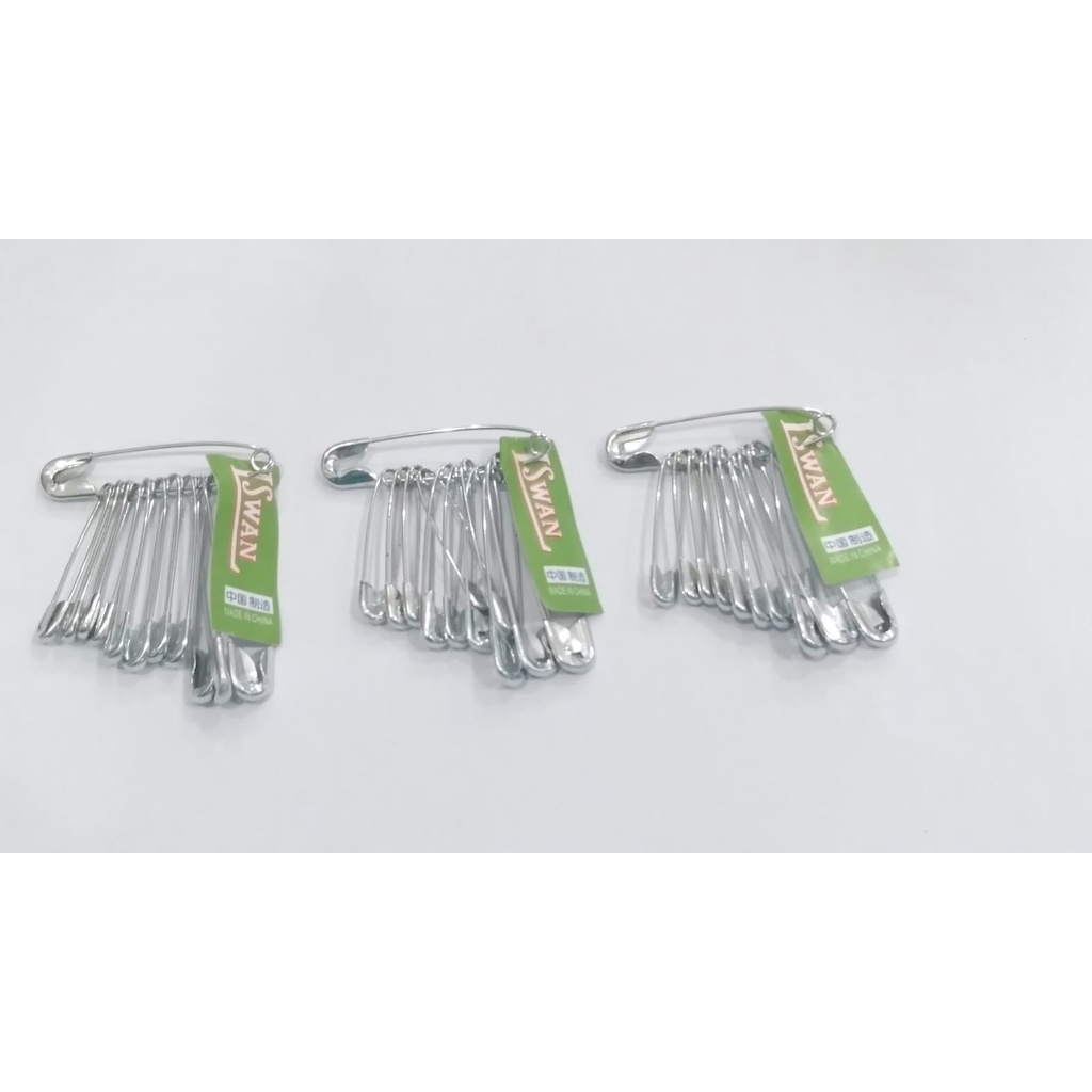 Peniti Lswan / safety pins / peniti serbaguna per set (isi 12)