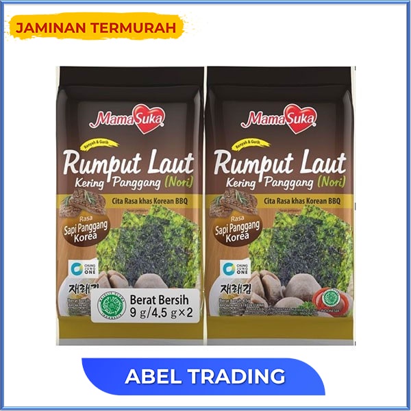 

MAMASUKA RUMPUT LAUT KOREAN BBQ 4.5g X 2