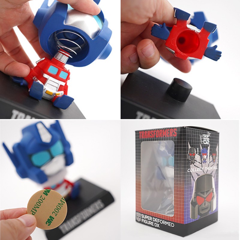 Pajangan Dashboard Mobil Transformers G1 / Bobble Head &amp; Phone Holder