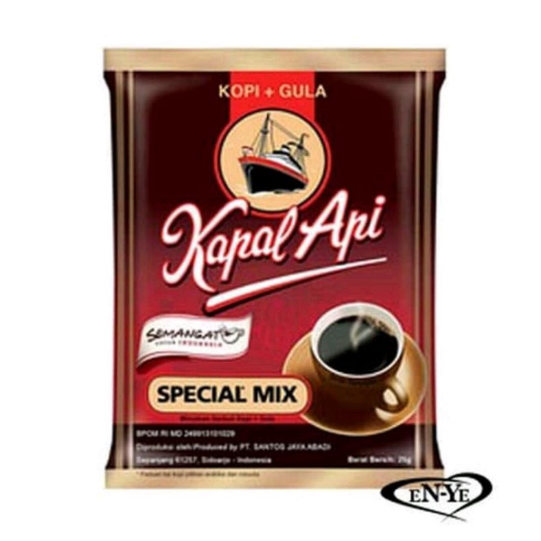 

Kapal Api Spesial Mix Kopi+Gula Scht 24/25gr 10 Pcs