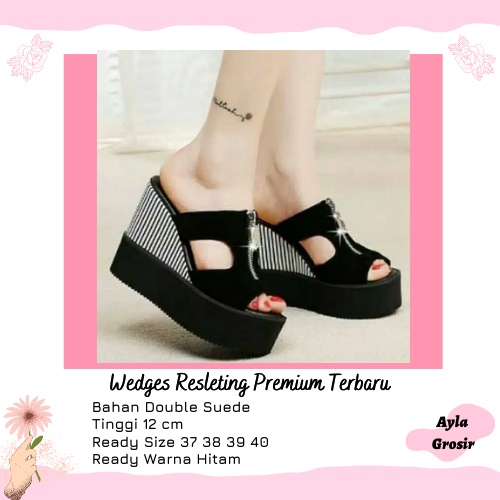 KS 05 wedges sleting / Daimatu Purewalker 602 Basic Wedges-Sandal Wanita
