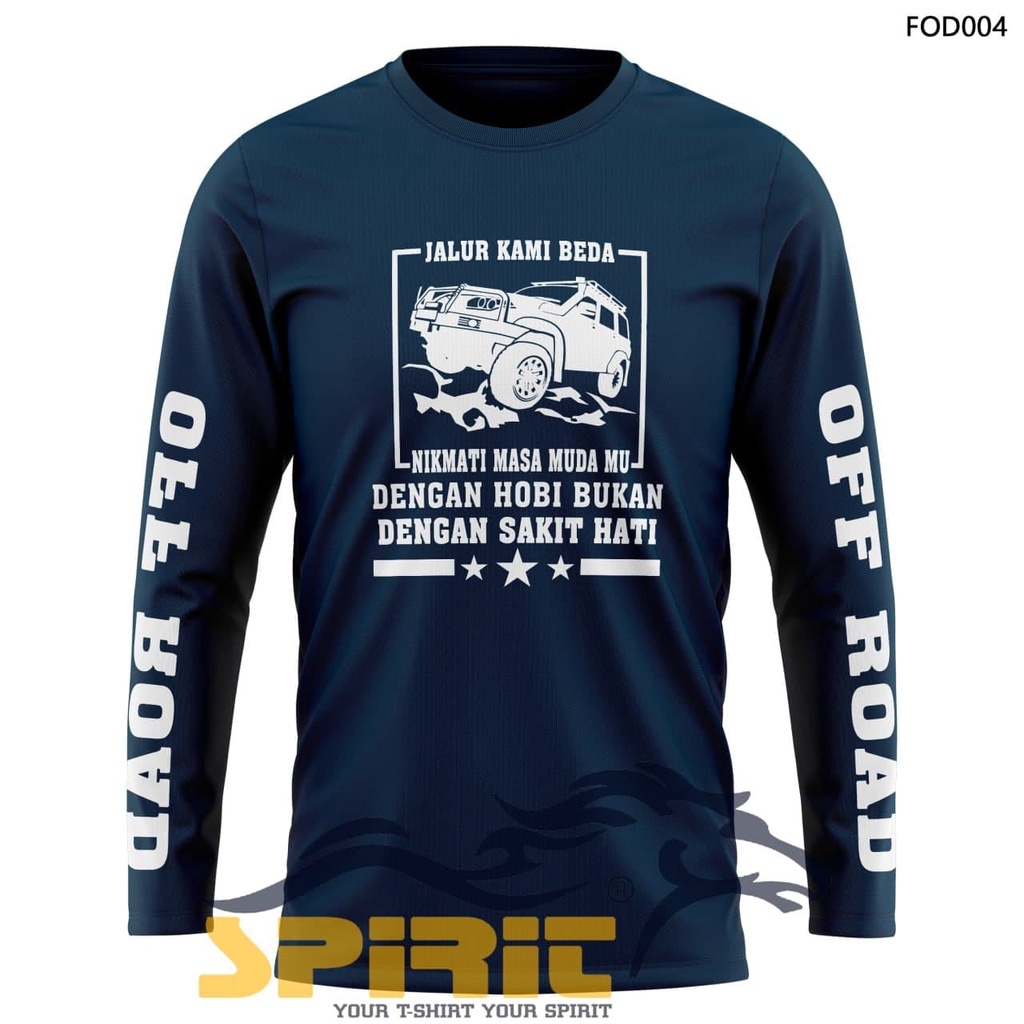 Kaos distro pria / tshirt Tangan Panjang TERBAIK TERMURAH motivasi anak muda HOBI off road