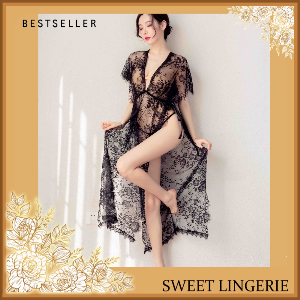Lingerie Sexy Big Size Baju Tidur Seksi Lingerie Premium SeserahanSet Lingerie Seksi & G String Mode