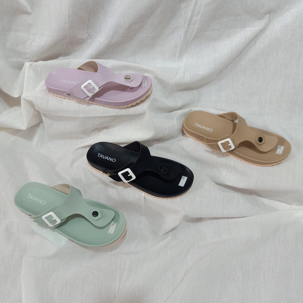 Sendal Jepit Wanita Casual Trendi Sendal Birken Wanita Kekinian Slip On - Nesanh Zaskia