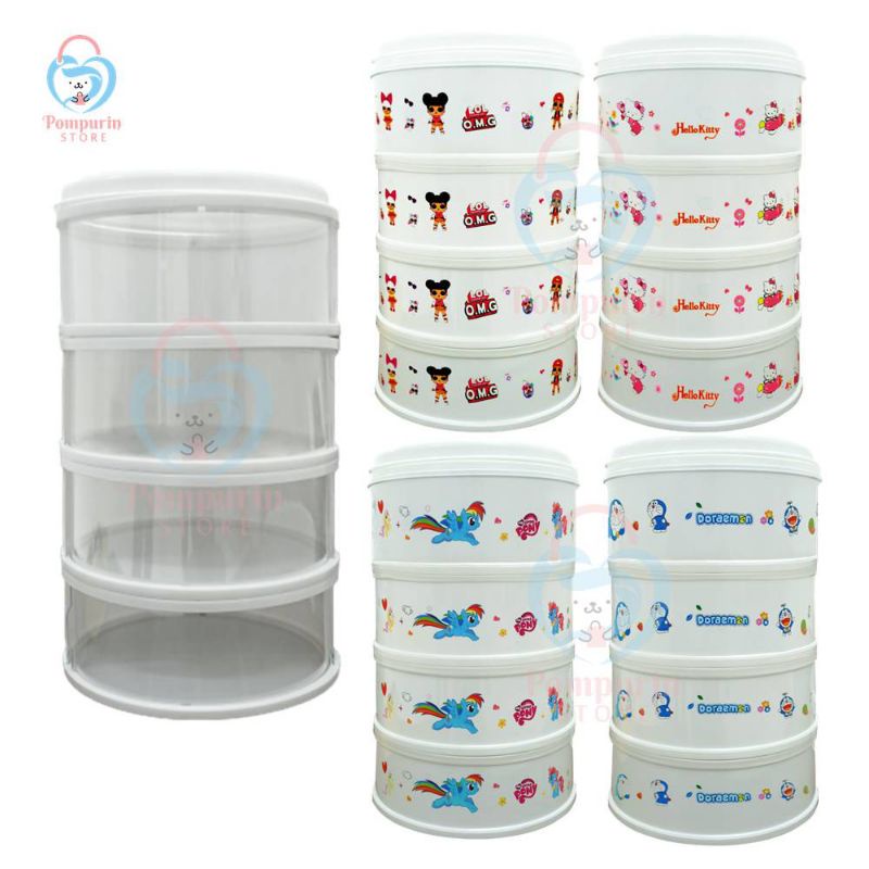 tudung saji 4 susun motif random