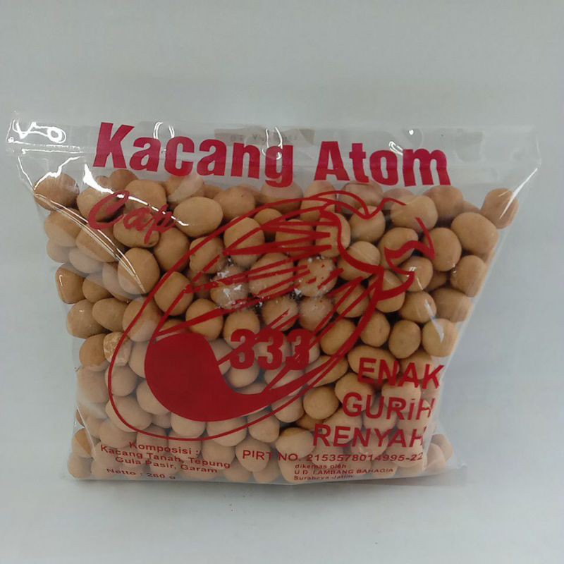 

Kacang Atom Cap 333 Isi 260 gr