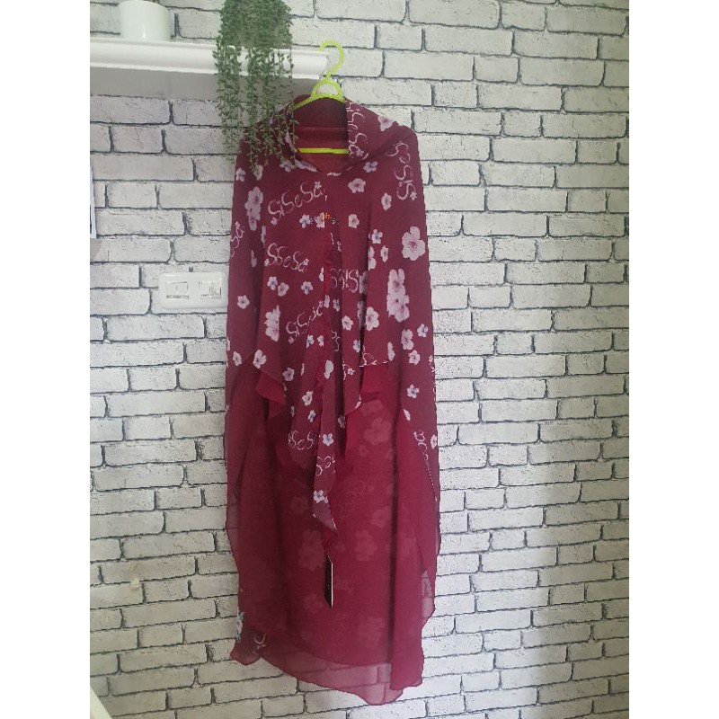 new khimar alora maroon sisesa
