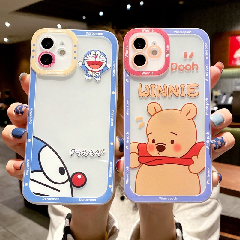 Casing Silikon OPPO A9 2020 A5 A15 A16 A5S A3S A7 A12 A12S A12E A53S A93 A95 A94 A5 A11X A32 A33 A74 A56 Motif Doraemon