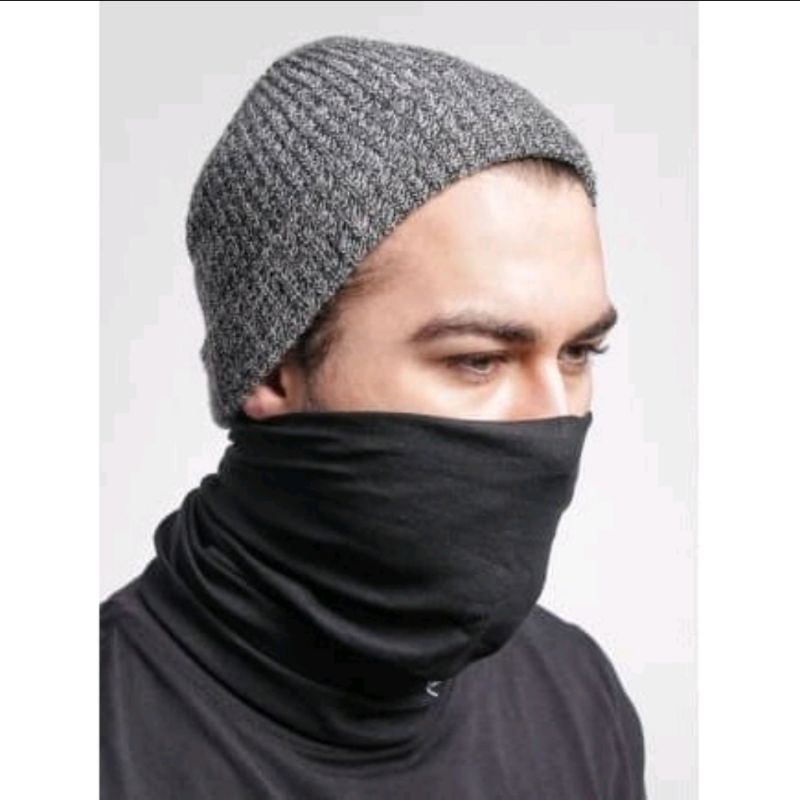 MASKER MULTIFUNGSI MASKER MOTOR HITAM POLOS