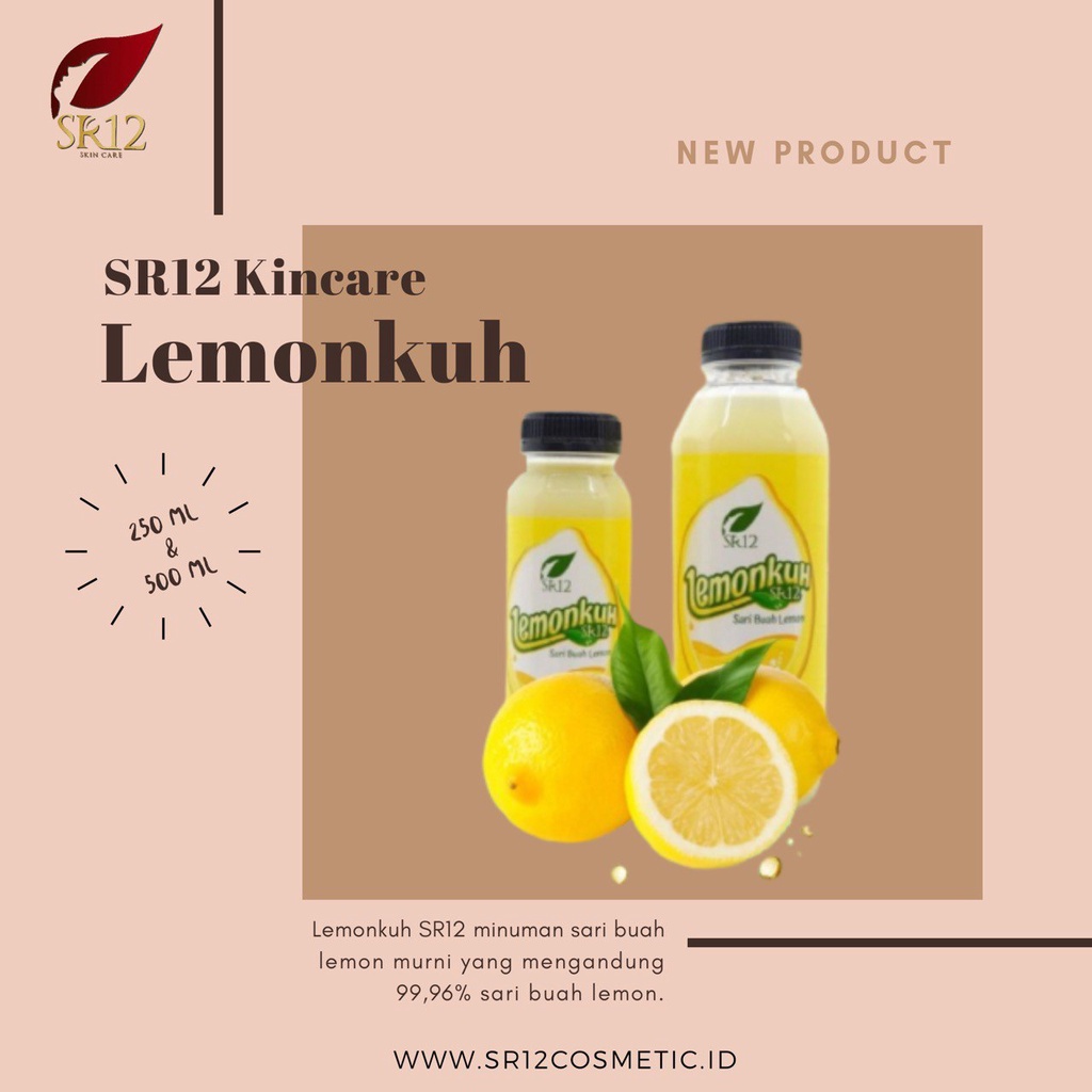 

LEMOHKUH SR12/ SARI BUAH LEMON ASLI!!!