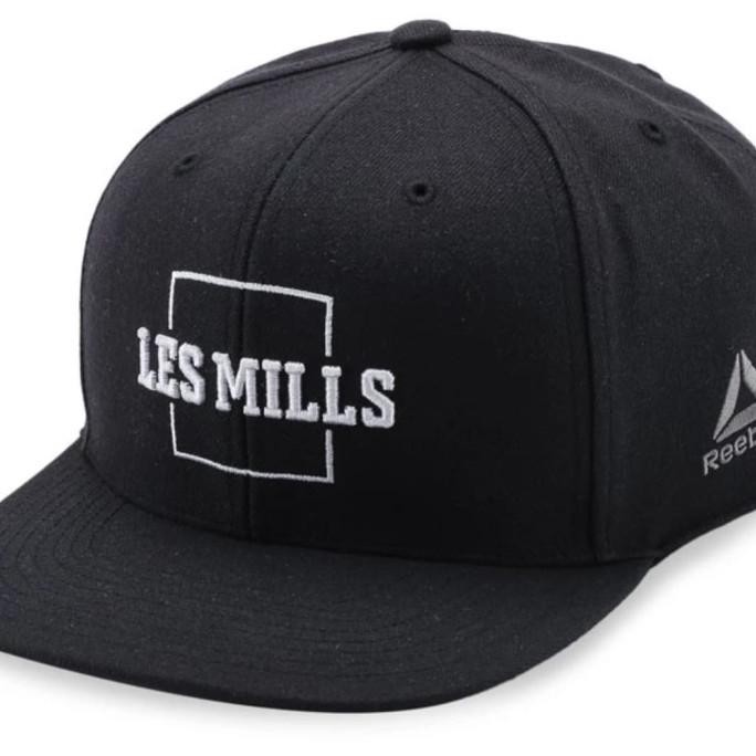 Aman Re*Bok Lesmills Cap Les Mills Lm Topi Unisex Pria Wanita Man Woman Terlaris