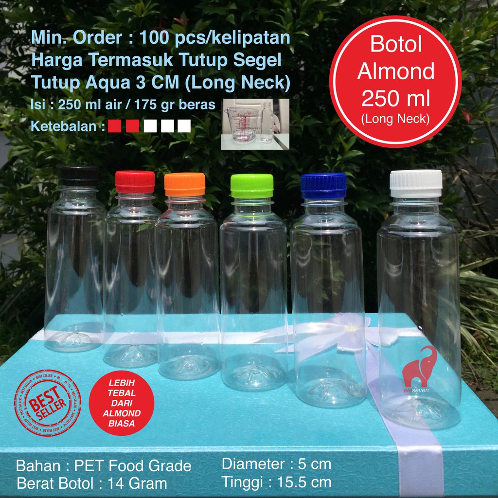 Botol Almond Ml Long Neck Botol Plastik Ml Long Neck Pet Min