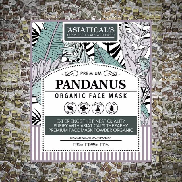 ASIATICALS MASKER BUBUK ORGANIK PREMIUM PANDANUS / PANDAN