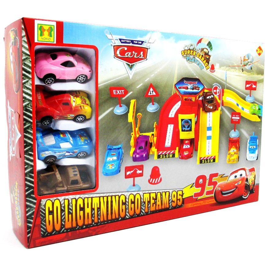Mainan Anak SUPER GARAGE PLAYSET CARS 9595-1