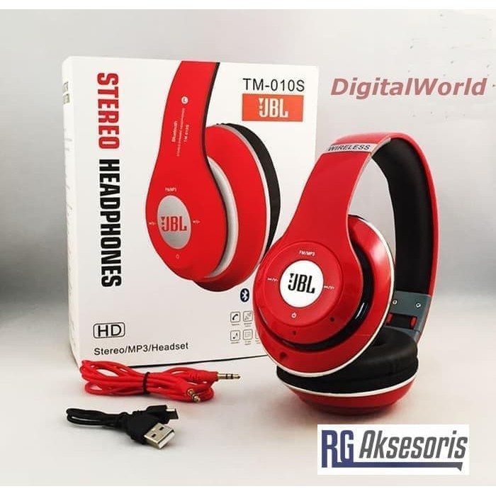 HEADPHONE BLUETOOTH JBL TM-010S / HEADSET WIRELESS TM010S / JBL 010S