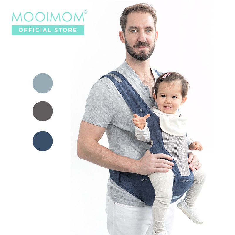 Makassar - MOOIMOM Breathable Hipseat Carrier Gendongan Bayi