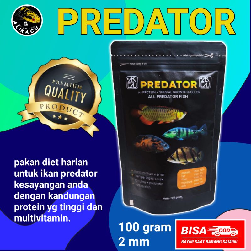 basic feed setara PREMIUM 88 | makanan ikan predator arwana super red oscar channa louhan lohan pbss mono