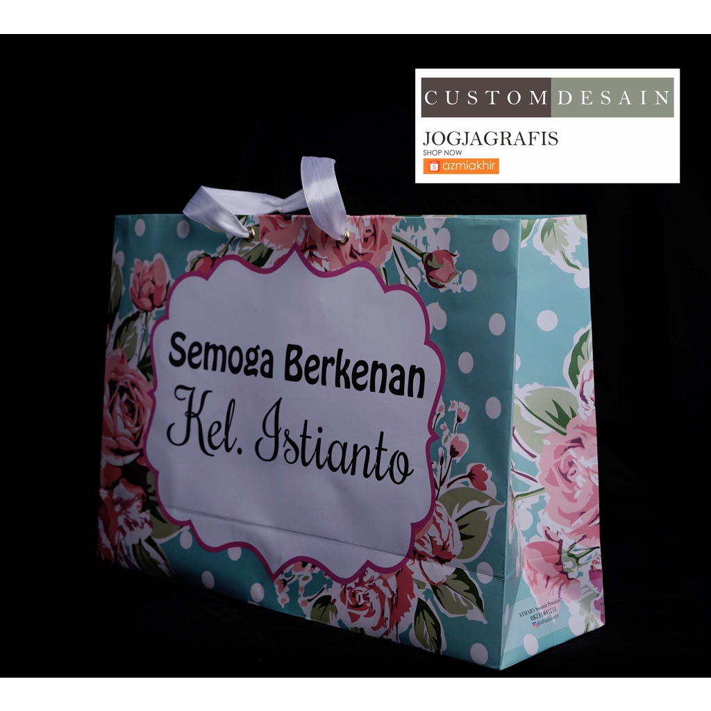 

Paperbag Bridesmad Hampers Custom