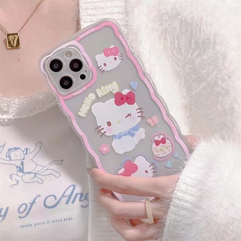 Soft Case Desain Kucing Untuk IPhone 13pro 12promaxSE2 2020 / 11 Pro MAX / 6S / 7 / 8plus / XR