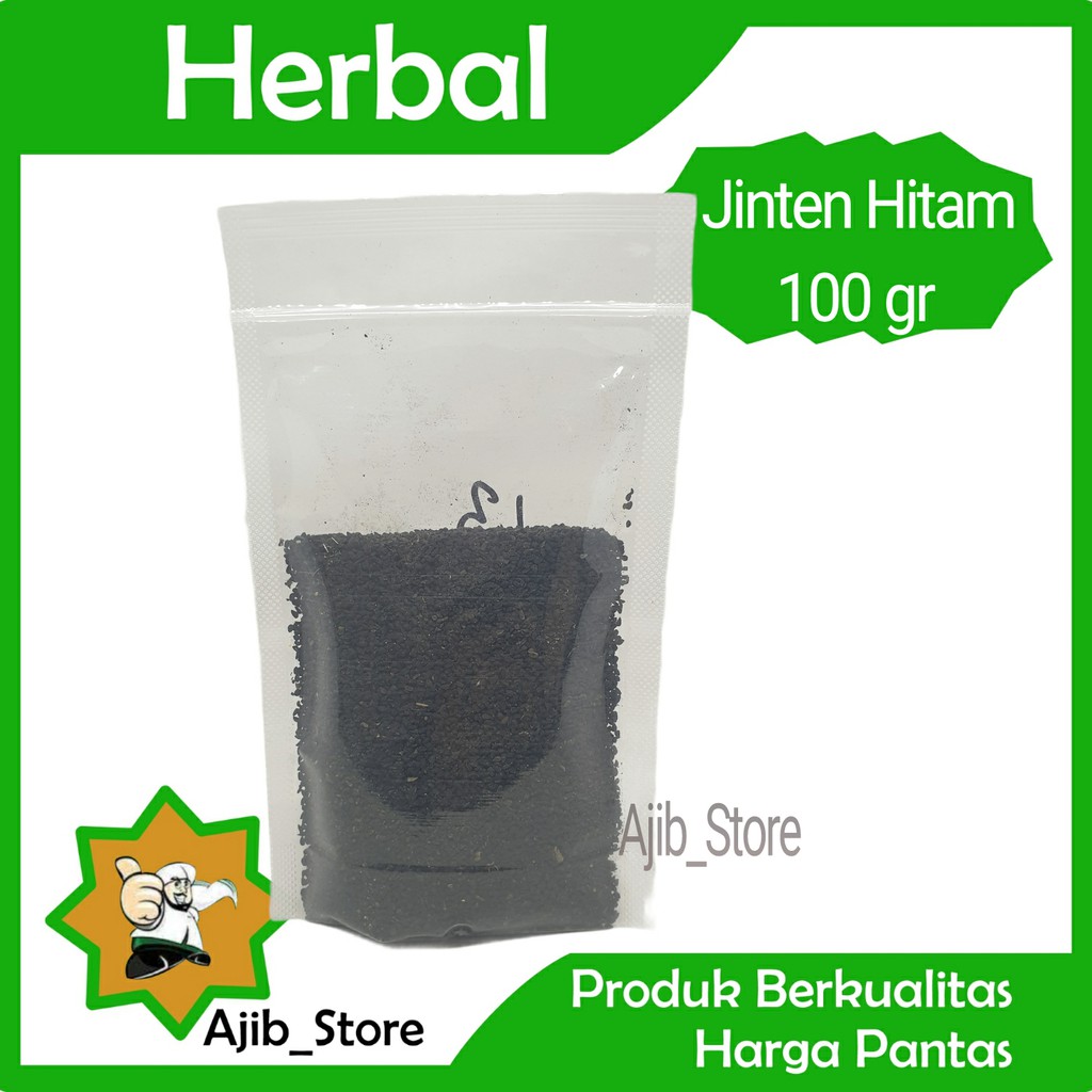 

(KUALITAS SUPER) JINTEN HITAM MENTAH 100GR Biji Habbatussauda