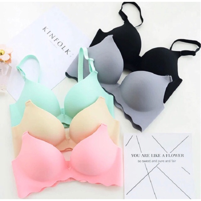 Bra Seamless size 32-38 (K-L17) Push up bra dan tanpa tulang / bahan super soft
