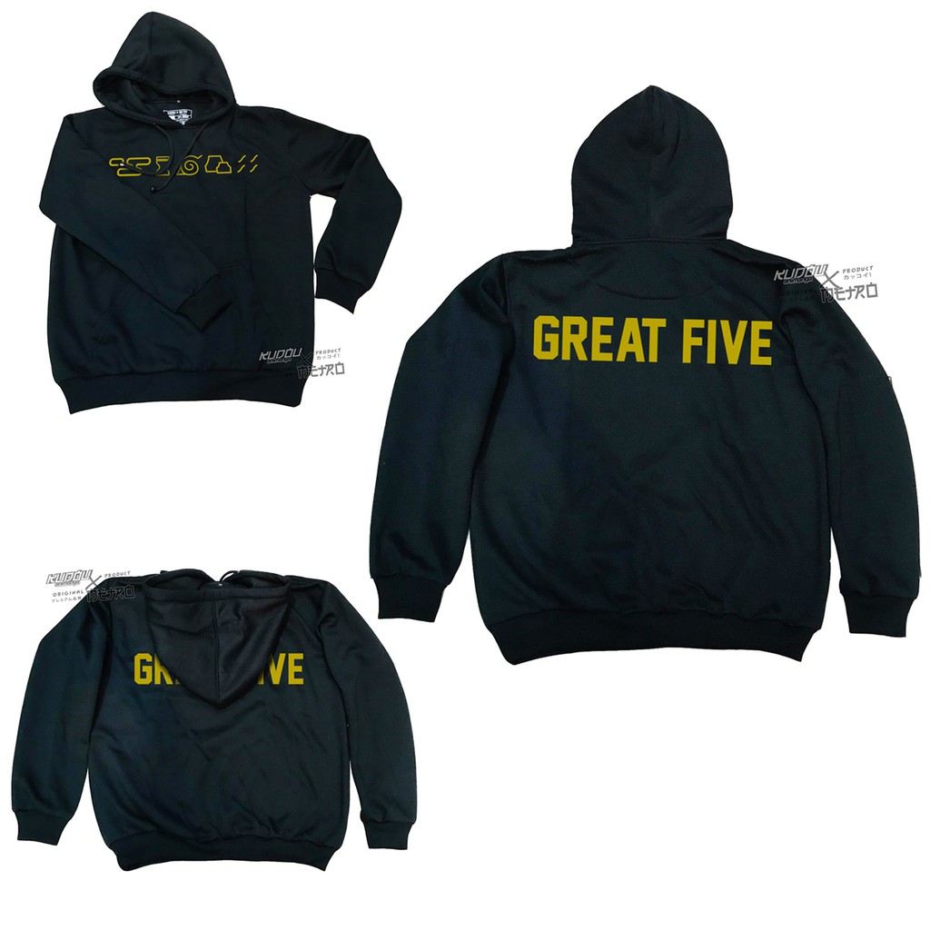 Hoodie Naruto Great Five Aninme