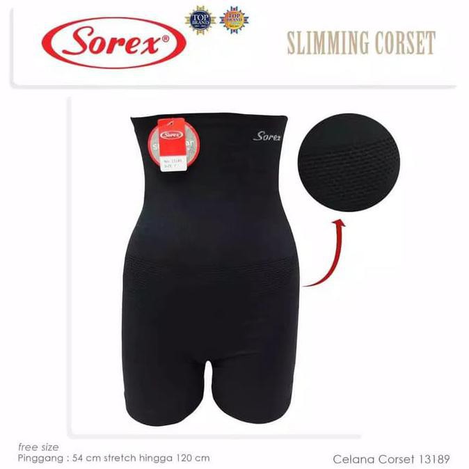 Celana Korset Corset Pelangsing Perut Badan Terbaru Sorex 13187 13188 13189