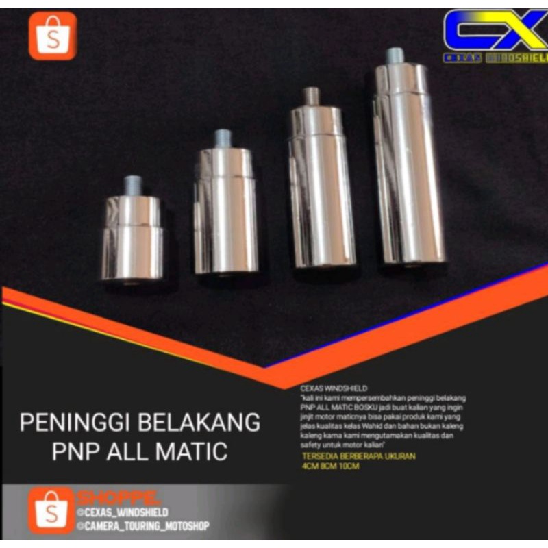 Shock Peninggi Belakang Beat,Vario,Mio,Matic