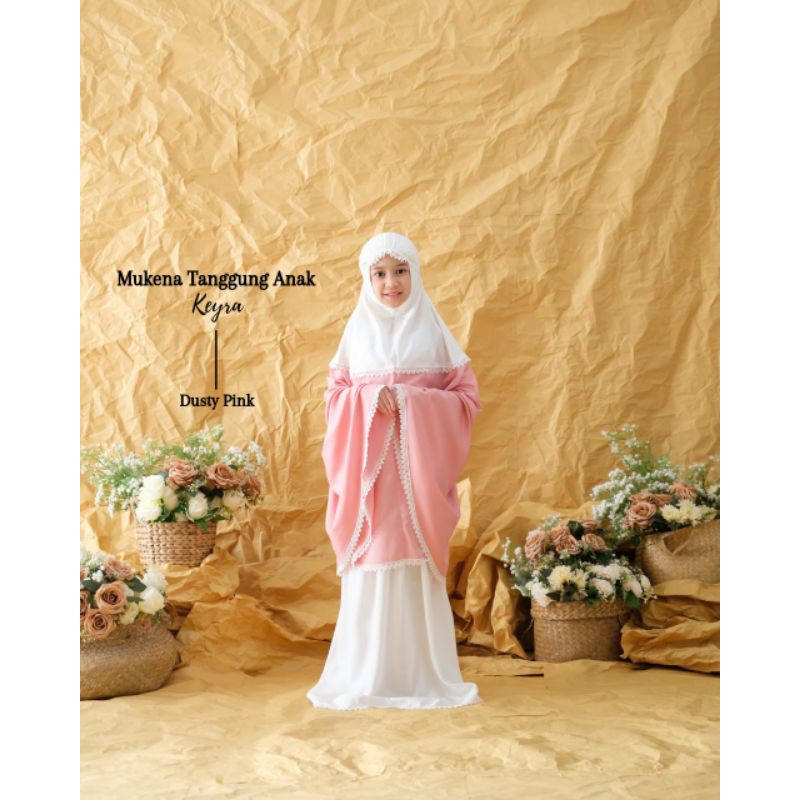 MUKENA ANAK TANGGUNG MUKENA REMAJA RAYON TANGGUNG KEYRA