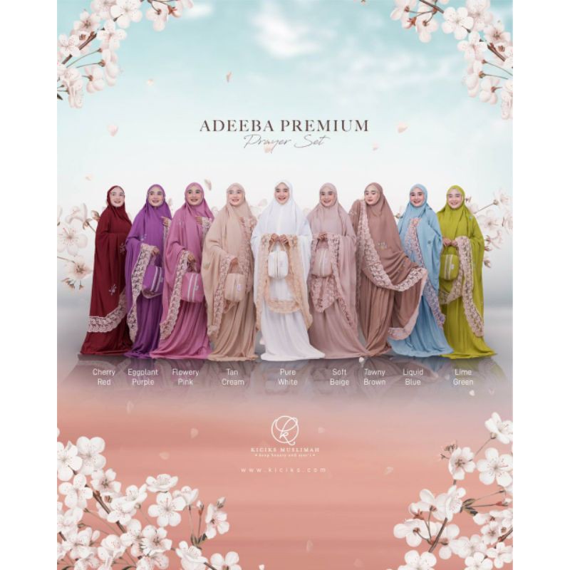 Mukena Adeeba Premium by Kiciks Muslimah