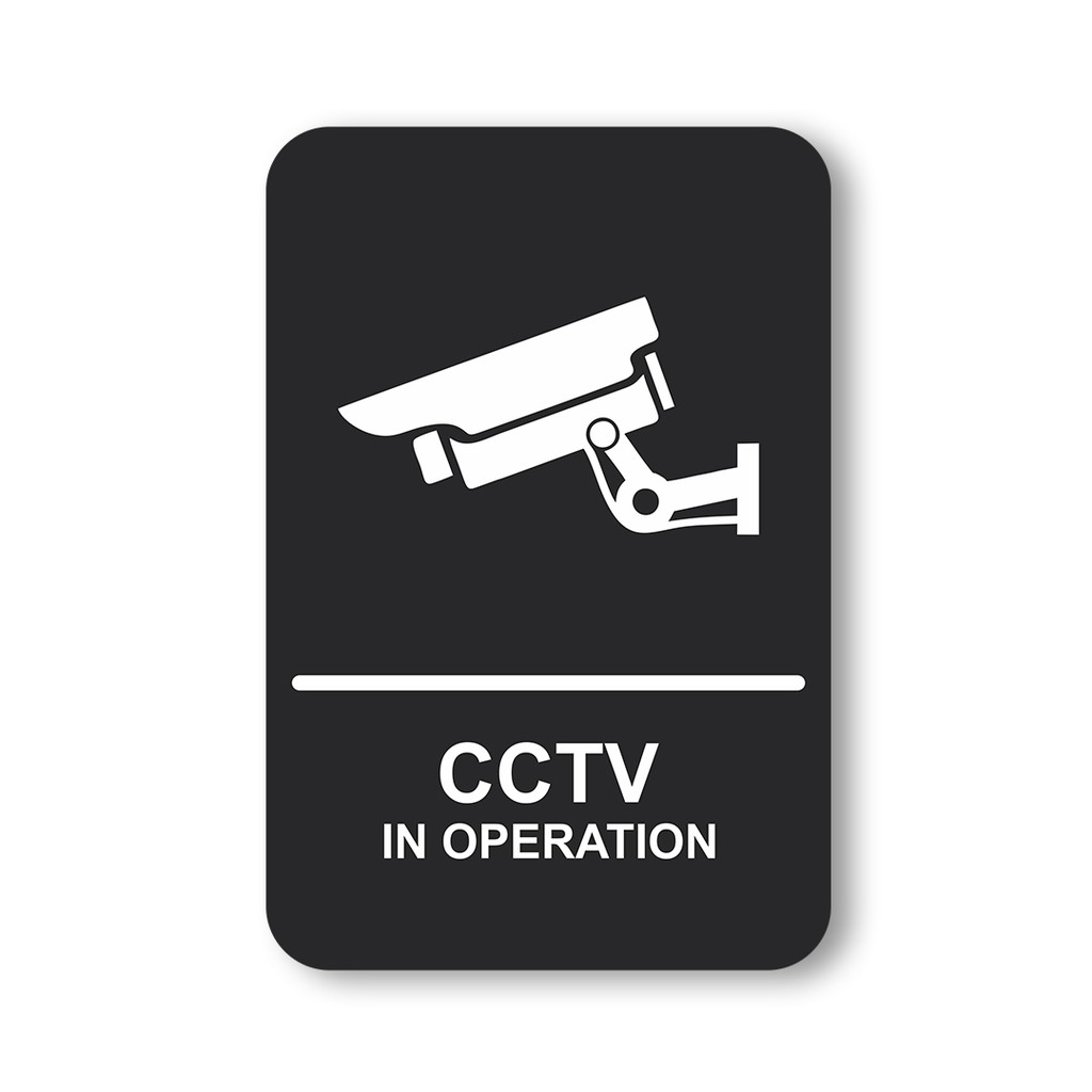 Sign System Cctv In Operation - Papan Penanda Cctv - Cctv In Operation