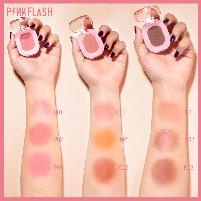 Pinkflash Shimmer Highlighter And Contour Powder Pink Flash Highlighter Pinkflash Contour Pinkflash