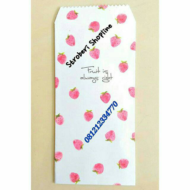 

1 Set Amplop Strawberry ISI 5