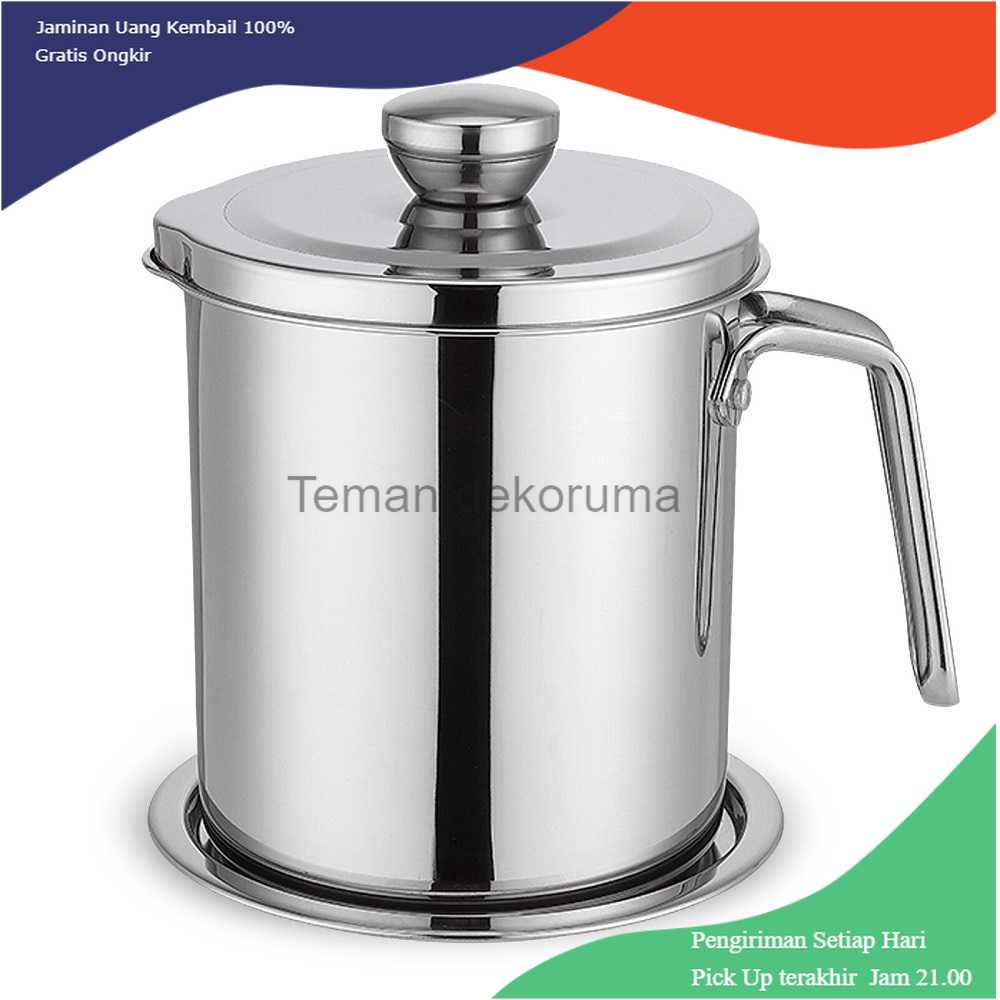 TD-DA1 COOKKIT Panci Saringan Minyak Oil Strainer Stainless Steel - HP-OCS18L