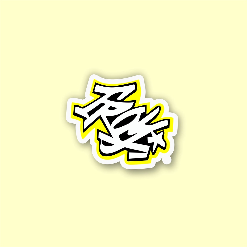 

stiker brand distro troy bahan graftac anti air