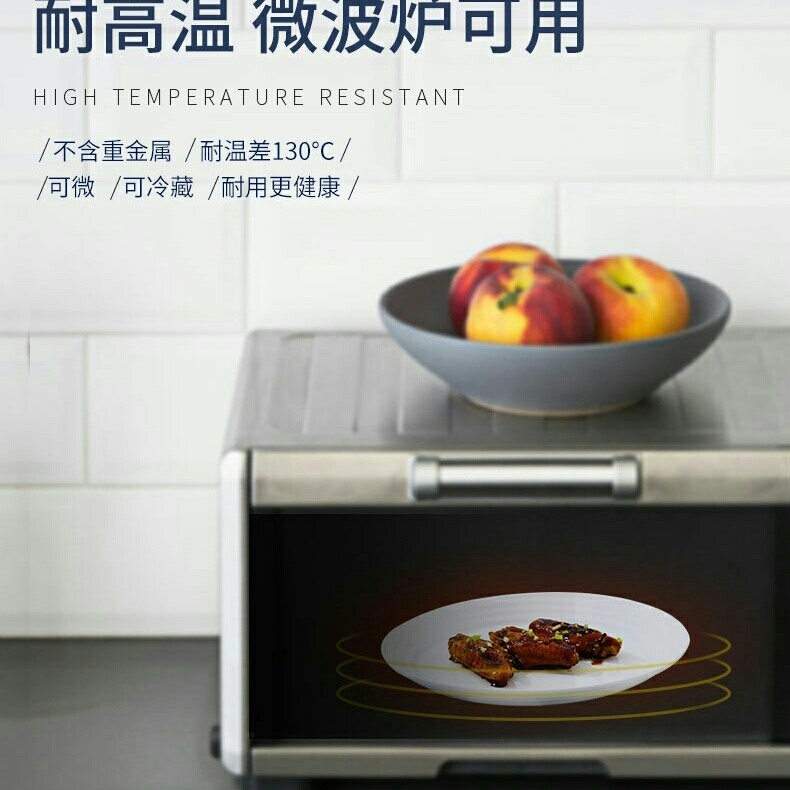 Piring Diwali Luminarc 19 cm - Piring Kue - Piring Resto - Piring Tempered Glass - Piring Kaca - Piring Flat-2